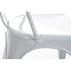 Benedikt pinottava metallituoli korkea selkänoja helppohoitoinen vakaa