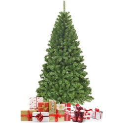 Aidonnäköinen vihreä tekokuusi 180 cm metallijalustalla