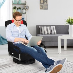 Kääntyvä ja taitettava lattiasohva, punainen, ergonominen design Kääntyvä ja taitettava lattiasohva, punainen, ergonominen design
