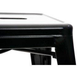 Pinottava metallinen jakkara teollisella tyylillä ja korkealla vakaudella