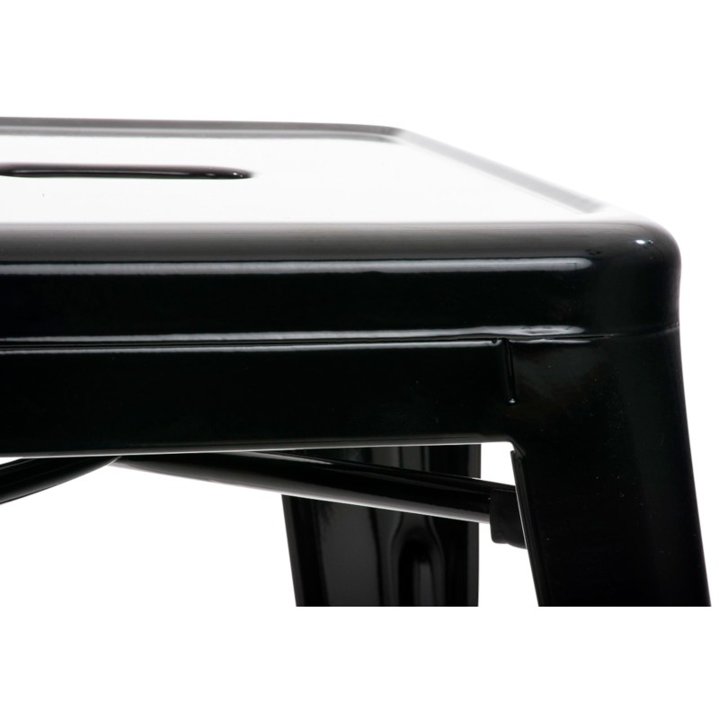 Pinottava metallinen jakkara teollisella tyylillä ja korkealla vakaudella