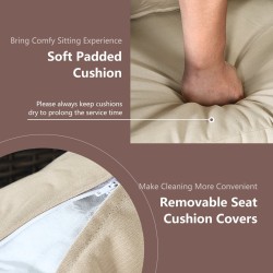 Kolmiosainen keltainen rottinkisohvasetti terassille ja puutarhaan