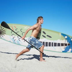 Vihreä ilmatäytteinen SUP-lauta 10.5FT käsipumpulla