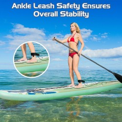 Vihreä ilmatäytteinen SUP-lauta 10.5FT käsipumpulla