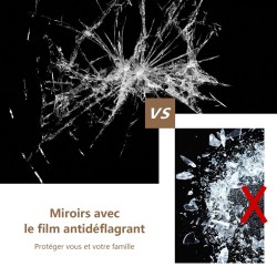 2 in 1 kokovartalopeili puukehyksellä, luonnollinen 37 x 155 cm