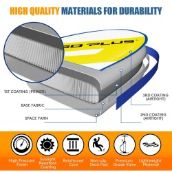 10FT keltainen ilmatäytteinen SUP-lauta säädettävällä melalla