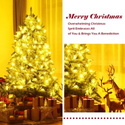 Keinotekoinen vihreä joulukuusi 5 jalkaa, 600 oksankärkeä