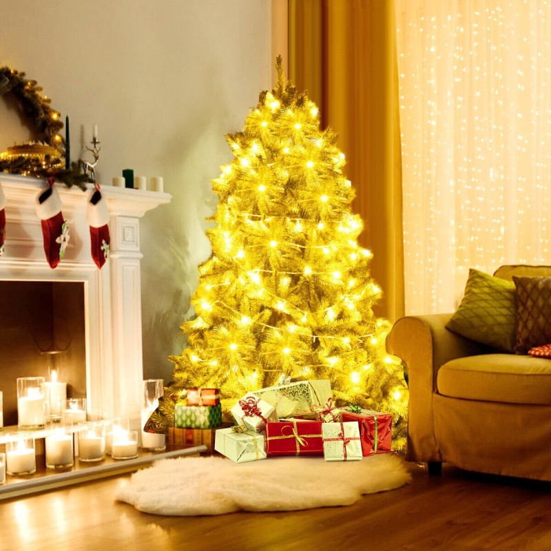 Keinotekoinen vihreä joulukuusi 5 jalkaa, 600 oksankärkeä