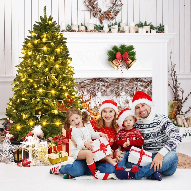 Keinotekoinen vihreä joulukuusi 5 jalkaa, 600 oksankärkeä