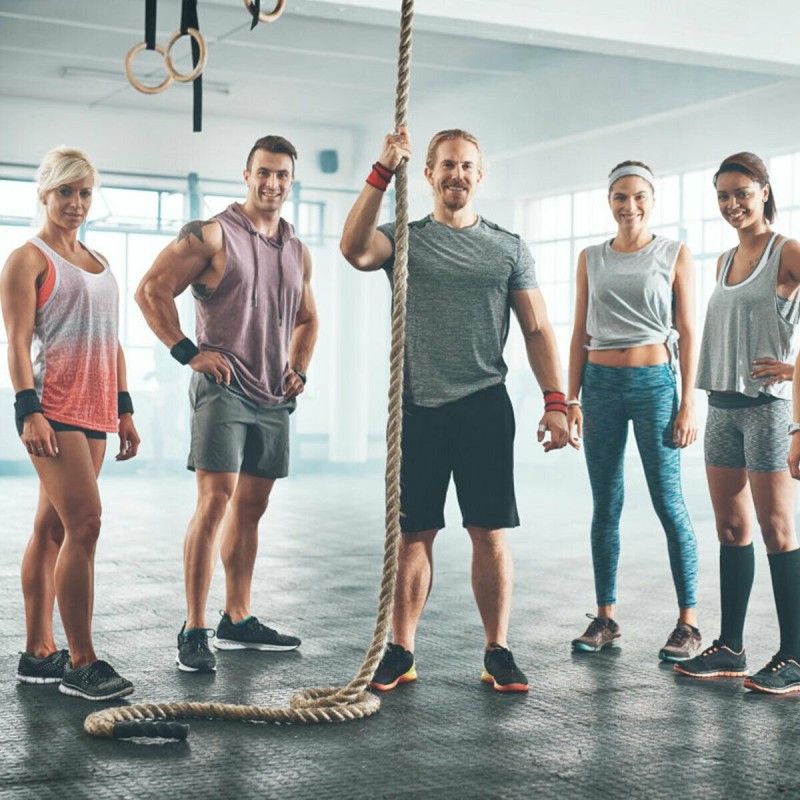 Keltainen juuttiköysi treeniin, 4,5 m, lämpötiivistetty