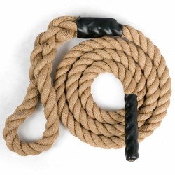 Keltainen juuttiköysi harjoitteluun