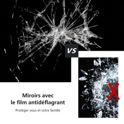 Kaksikäyttöinen kokovartalopeili mustalla MDF-kehyksellä