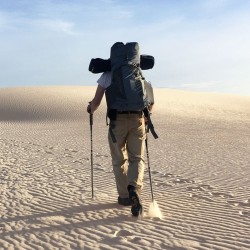 Säädettävät alumiiniset vaellussauvat musta 65-135 cm