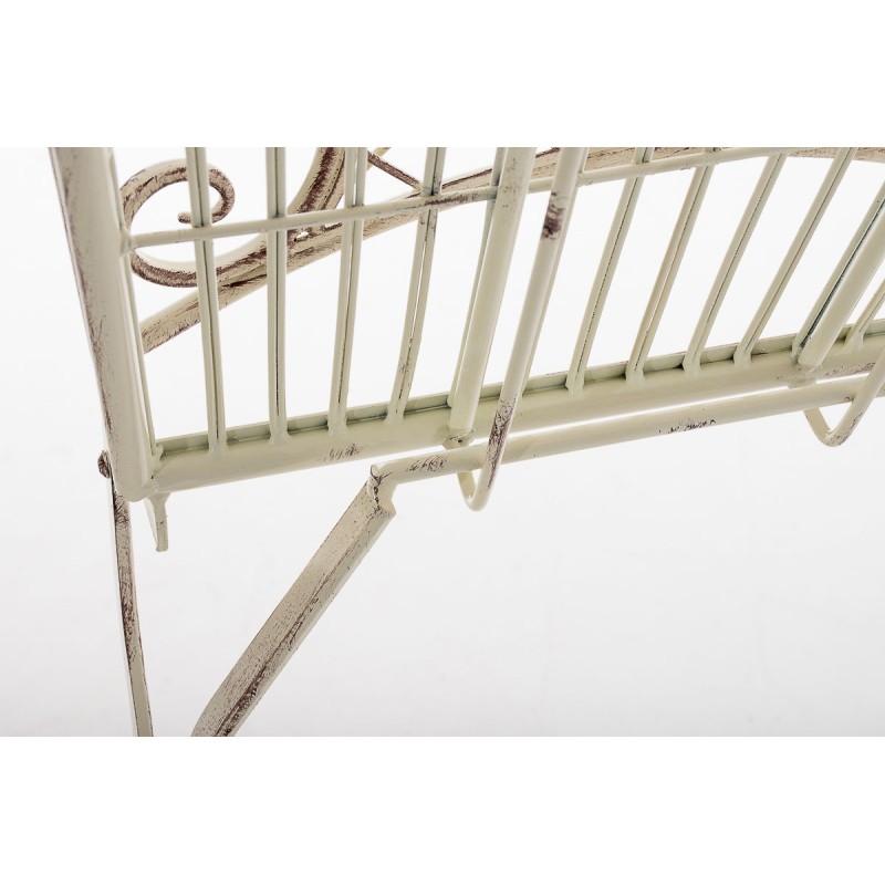 Nostalginen Adelar-puutarhatuoli raudasta antiikkipatinalla terassille ja puutarhaan