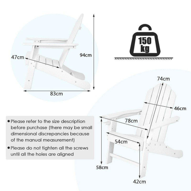 Ergonominen valkoinen ulkotuoli mukitelineellä patioon