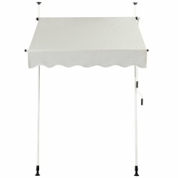 Teleskooppimarkiisi UV-suoja vedenpitävä 150x120 cm beige