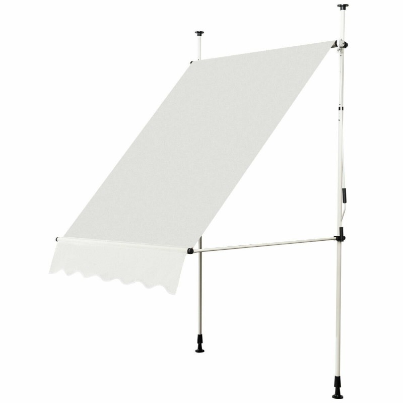 Teleskooppimarkiisi UV-suoja vedenpitävä 150x120 cm beige