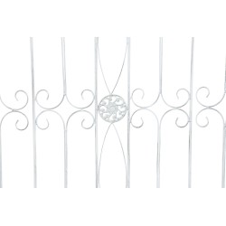 Viehättävä rautainen puutarha-aita köynnöksille 124 cm leveä