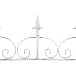 Viehättävä rautainen puutarha-aita köynnöksille 124 cm leveä