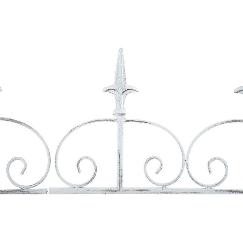 Viehättävä rautainen puutarha-aita köynnöksille 124 cm leveä