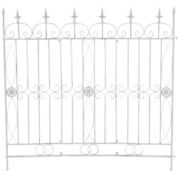 Viehättävä rautainen puutarha-aita köynnöksille 124 cm leveä