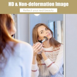 Hopeinen säädettävä kokovartalopeili seinälle tai ovelle