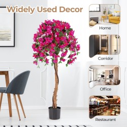 Keinotekoinen atsaleapuu 130cm, 576 kukkaa, 288 lehteä, rosa