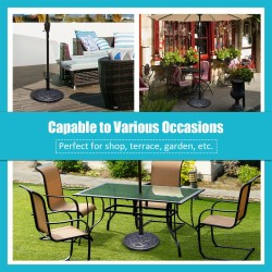 Säädettävä pronssinen varjonjalusta terassille ja parvekkeelle