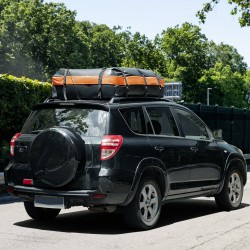 Vedenpitävä 560L kattokuljetuslaukku kaikille ajoneuvoille musta