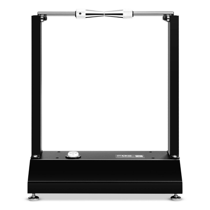 Moottoripyörän pyörän tasapainotin säädettävillä keskitinkartioilla musta