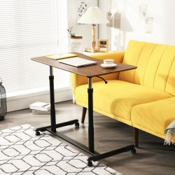 Korkeussäädettävä kannettavan pöytä pyörillä kotiin ja toimistoon