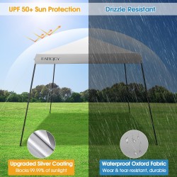 Harmaa ulkokatos pikapystytyksellä ja verkkoseinillä