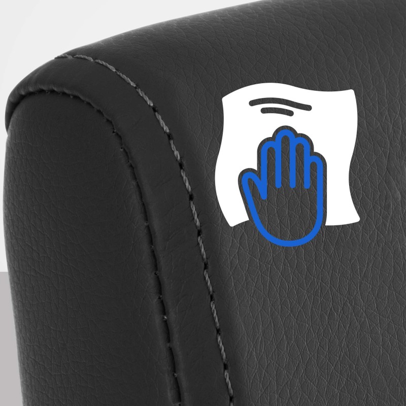 Moderni ruokailutuoli keinonahalla ja teräsrungolla - mukava ja tyylikäs