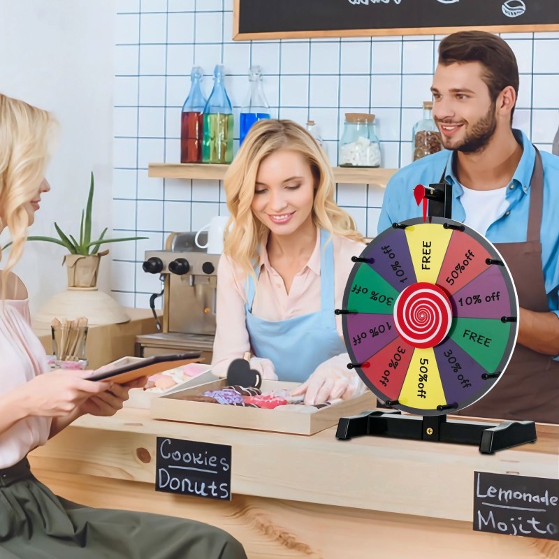 Värikäs onnenpyörä juhliin ja tapahtumiin 38/30 cm