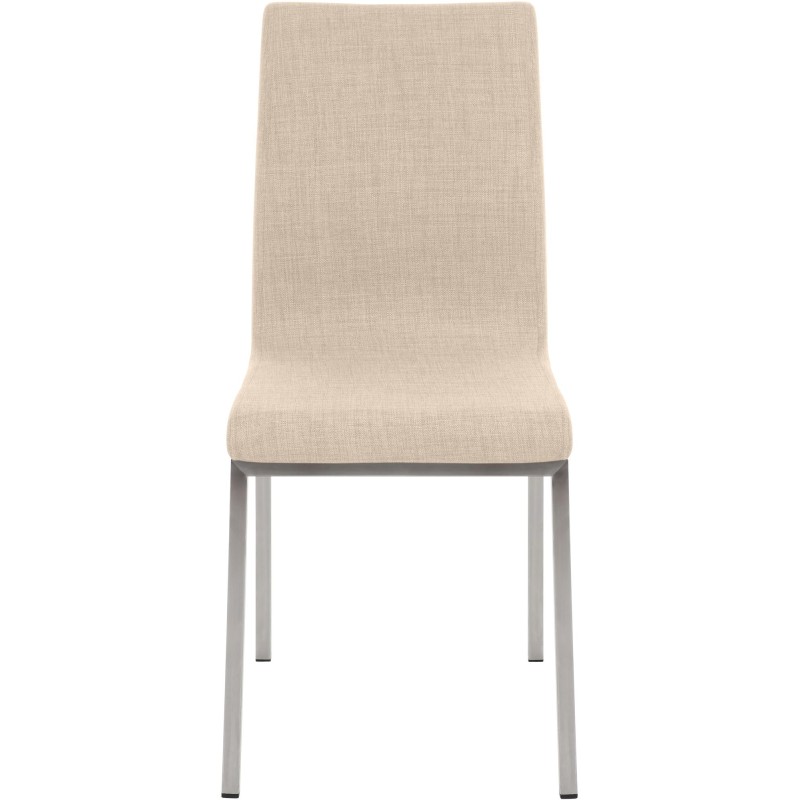 Colmar tyylikäs ruokatuoli kangasverhoilulla ja korkealla selkänojalla