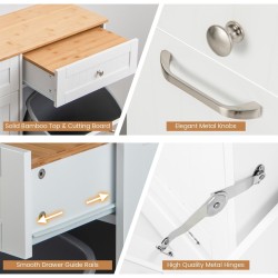 Kippimallinen valkoinen roskakaappi keittiöön ja säilytykseen