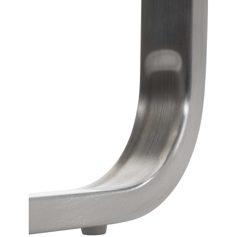 Moderni ruokapöydän tuoli keinuvalla teräsrungolla ja pehmeällä verhoilulla