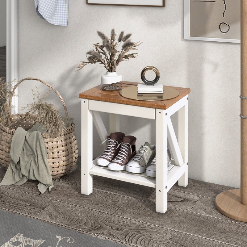 Valkoinen vedenkestävä suihkupenkki 150 kg kantavuudella