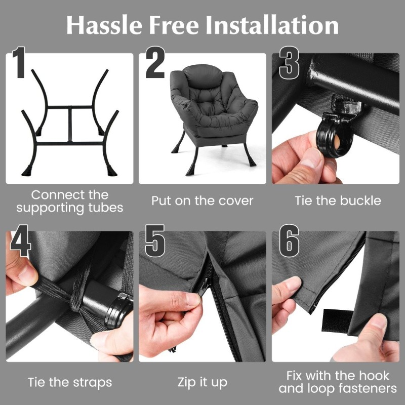 Harmaa ergonominen nojatuoli ja rahi setti sivutaskulla