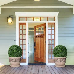 Keinotekoinen puksipallopari 48cm UV-suojattu vihreä