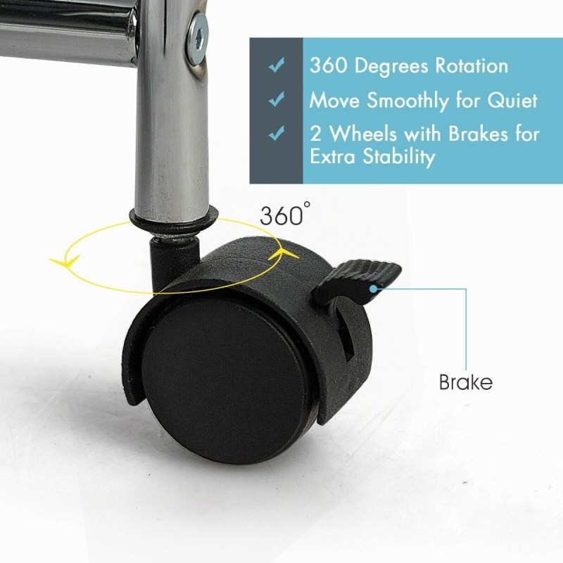 Rullakärry 12 laatikolla ja metallirungolla, läpinäkyvä