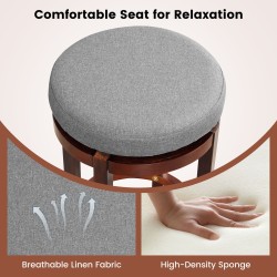 Kaksi harmaata kääntyvää baarijakkaraa pariskunnille