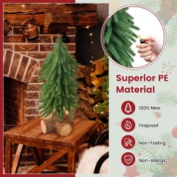 40 cm vihreä pöytäjoulukuusi, 200 oksakärkeä