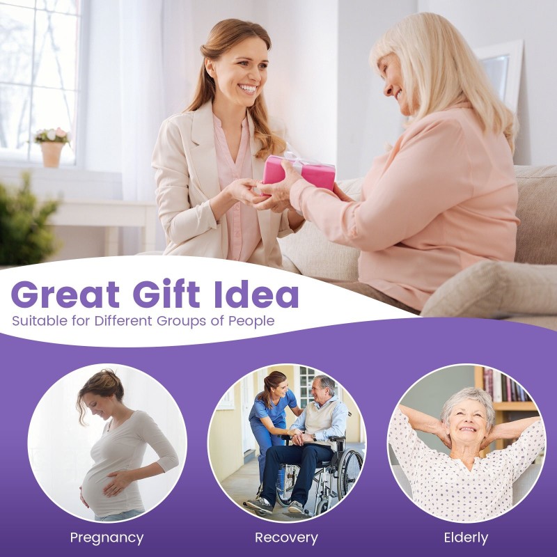 Ergonominen harmaa kiilatyyny kaarevalla muotoilulla ja pestävällä päällisellä