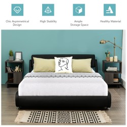 Kaksitasoinen harmaa yöpöytäsarja massiivipuujaloilla