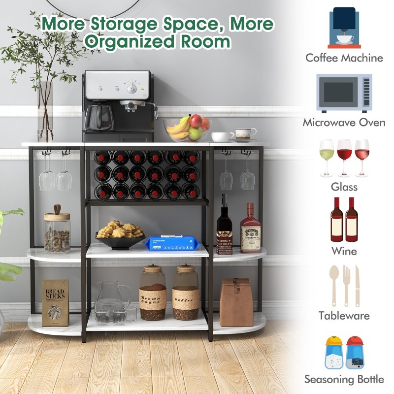 Viinikaappi valkoinen 18 pullolle ja 8 lasille