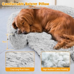 Pehmeä koiran sohvasuoja irrotettavalla pestävällä päällisellä - valkoinen