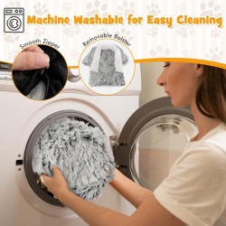 Pehmeä koiran sohvasuoja irrotettavalla pestävällä päällisellä - valkoinen