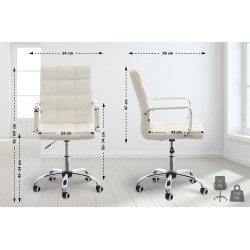 Moderni ergonominen toimistotuoli keinonahalla ja korkeussäädöllä