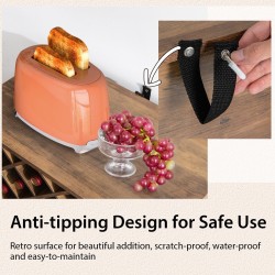 Vintage-tyylinen viinikaappi irrotettavalla ritilällä, rustiikkinen ruskea